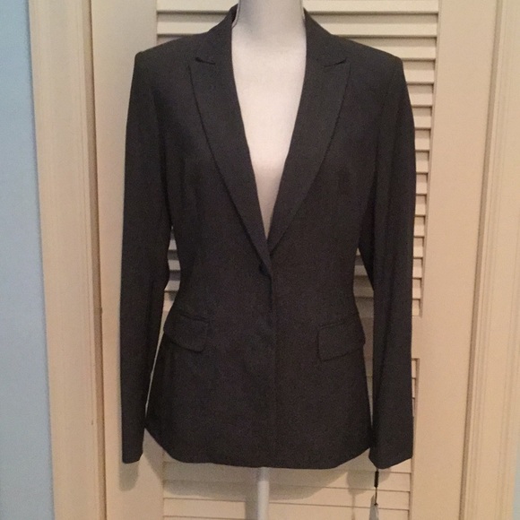 calvin klein one button blazer